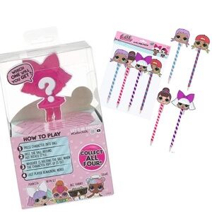NIB LOL Surprise Electronic Mystery Passing Game & 4pc Pen Pack Bundle